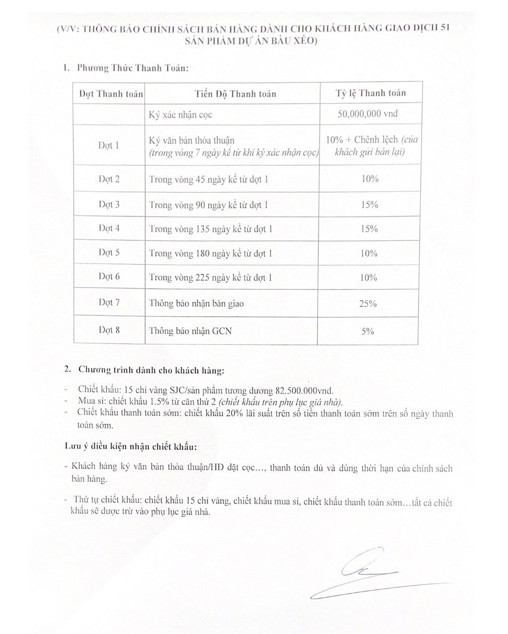 Chinh sach Du an Bau Xeo