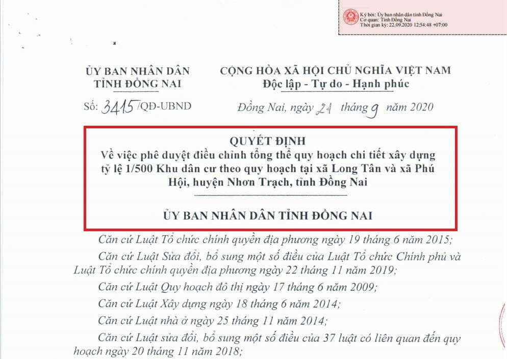 MEGA CITY 2 - ĐÔ THỊ PHỒN VINH 4 phap ly du an mega city 2