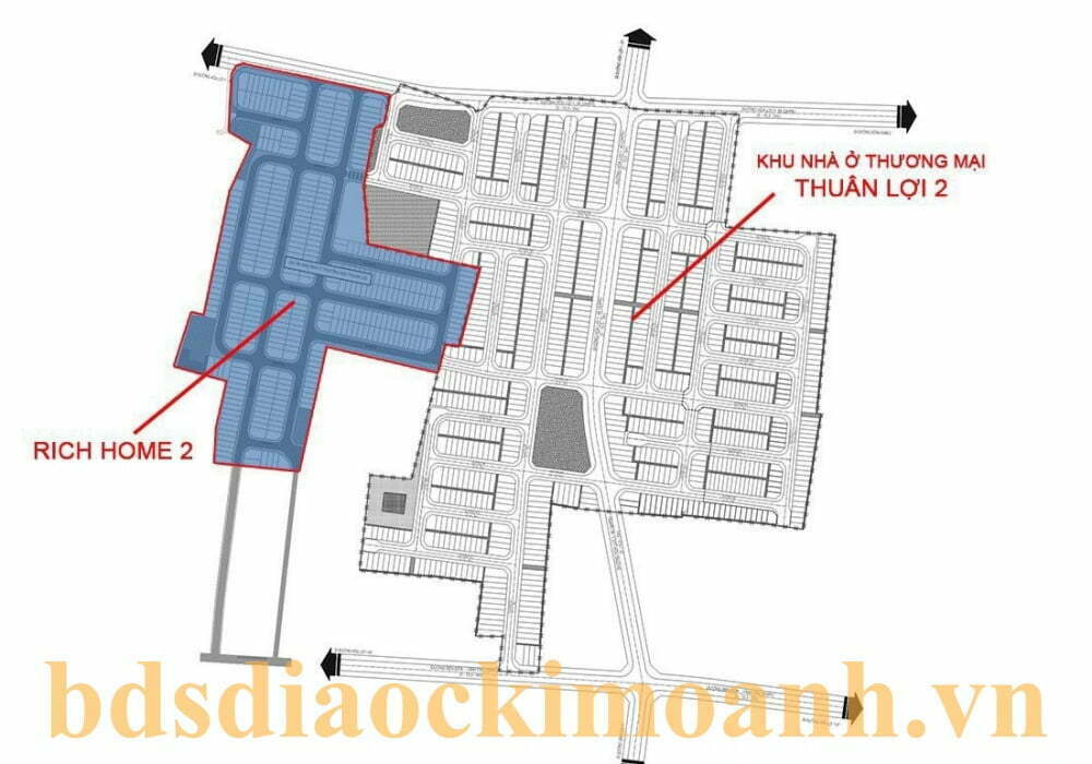 Sơ đồ phân lô Richland Residence