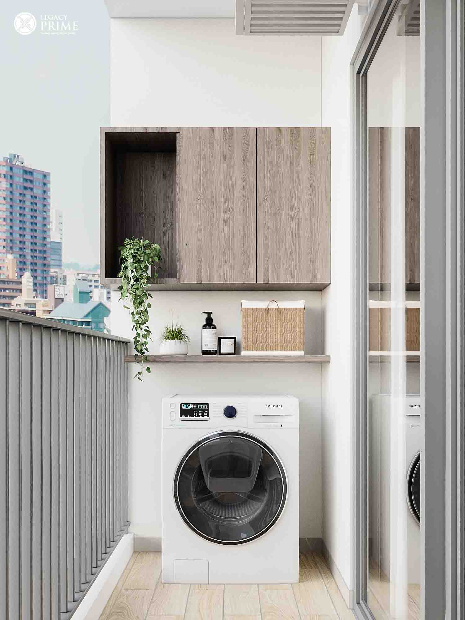 Căn hộ 2 phòng ngủ phối cảnh 3D