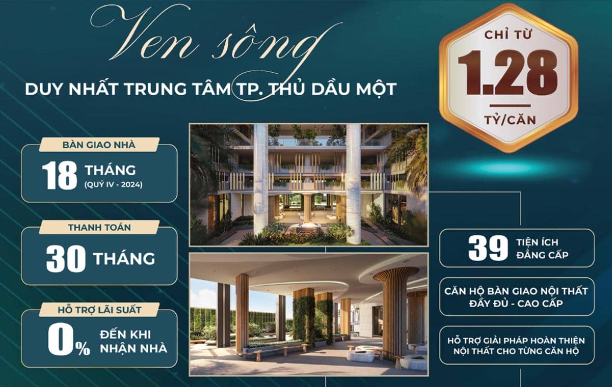 The Maison Bình Dương - Căn Hộ Cao Cấp Ven Sông Đáng Sống Nhất 2024 4 Thông tin dự án The Maison Bình Dương