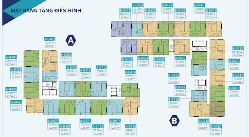 Mặt bằng căn hộ The Felix Thuận An