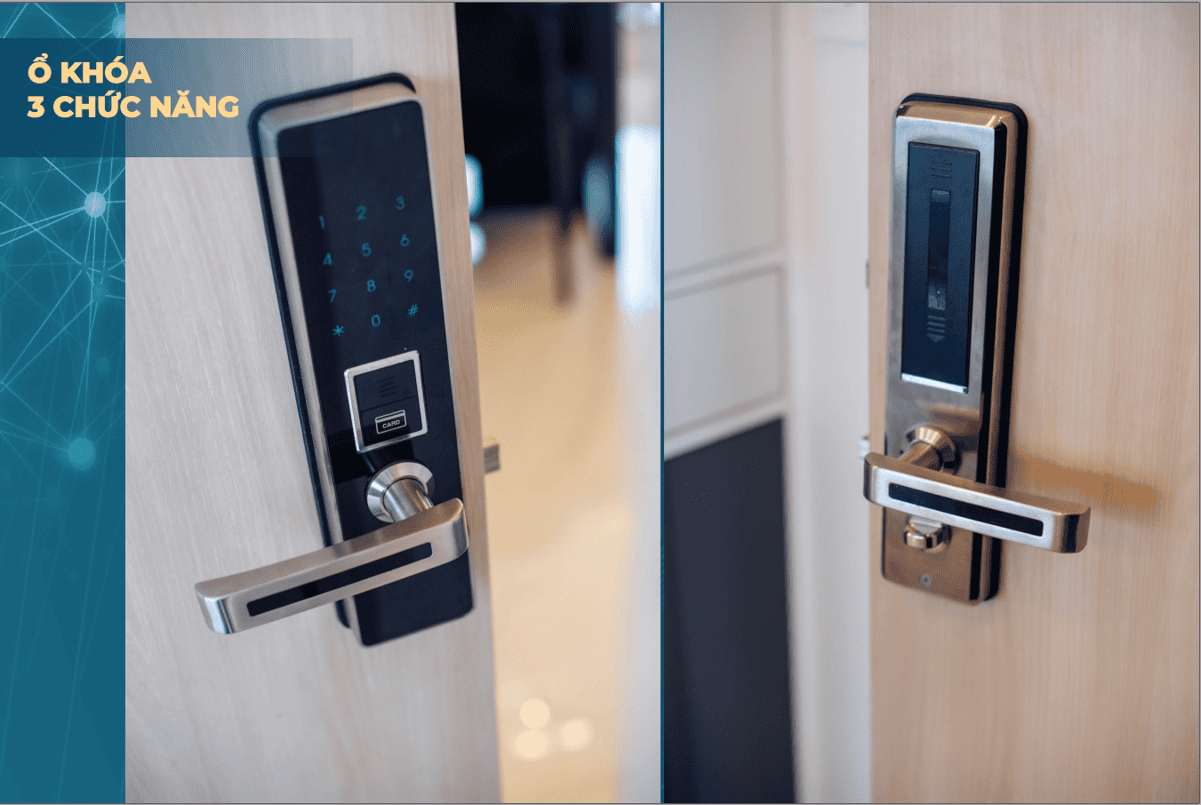 The Maison Bình Dương - Căn Hộ Cao Cấp Ven Sông Đáng Sống Nhất 2024 18 Cửa chính bàn giao khóa từ cao cấp