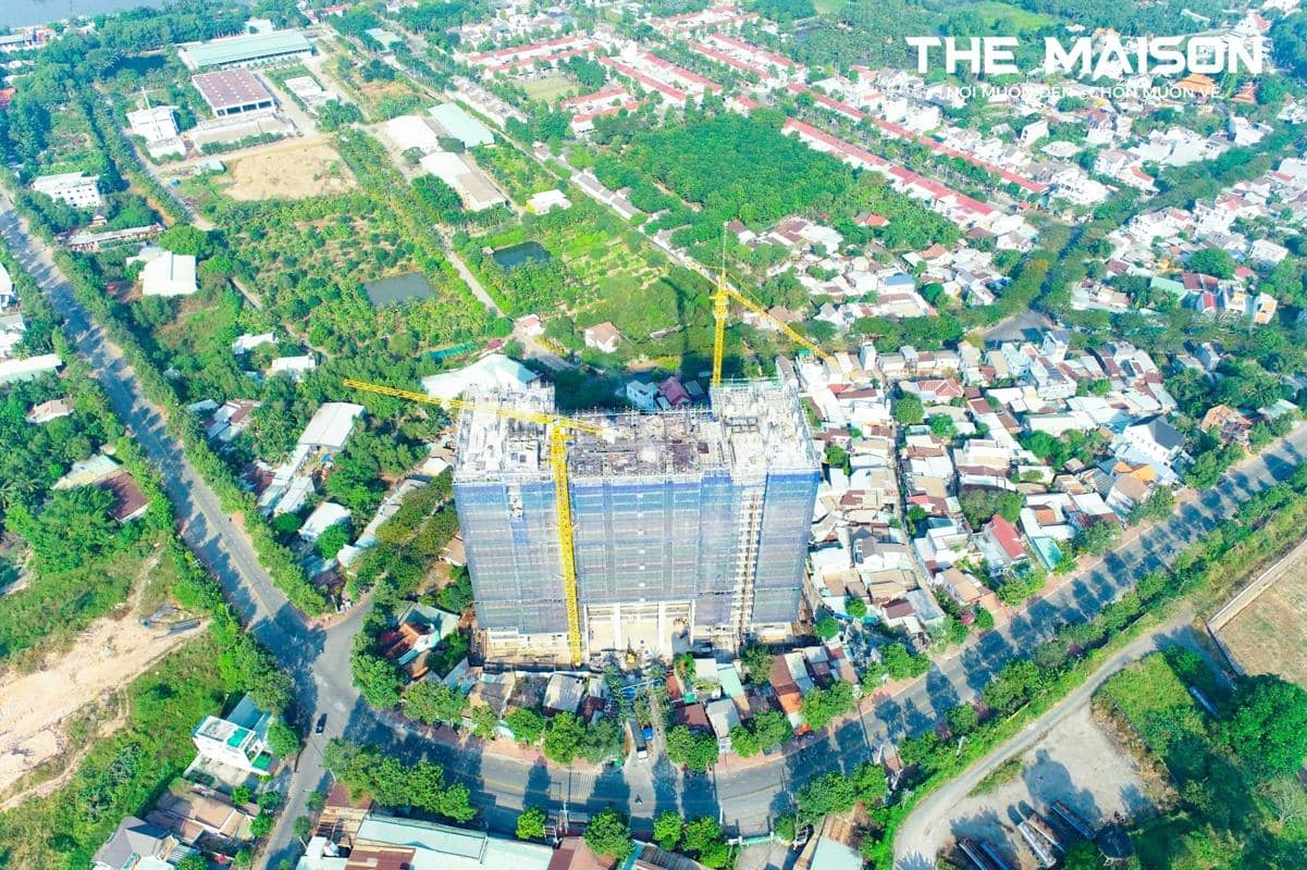 The Maison Bình Dương - Căn Hộ Cao Cấp Ven Sông Đáng Sống Nhất 2024 24 Tiến độ tháng 01/2024
