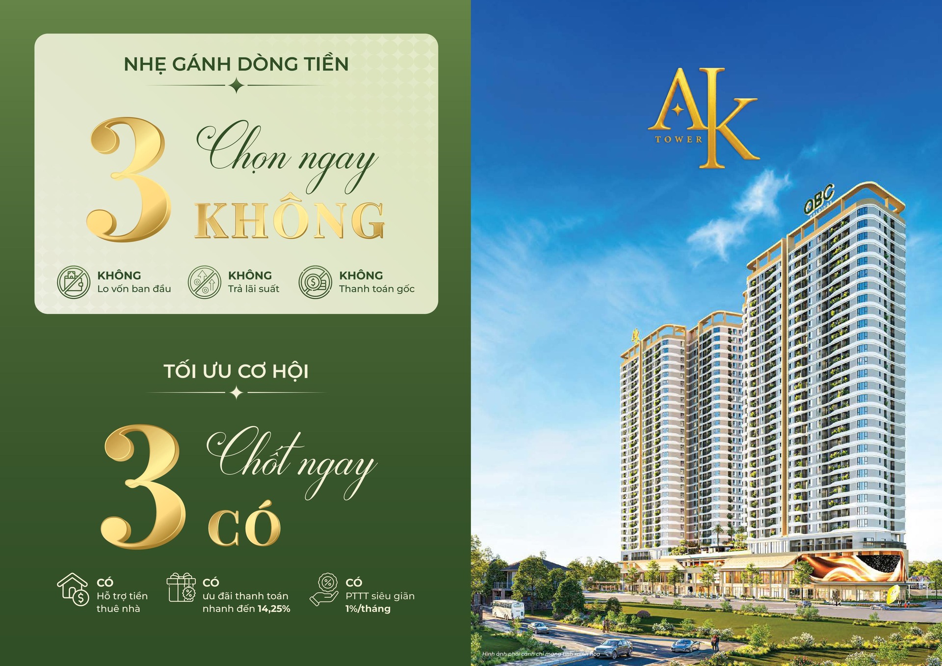 Chinh sach 3 Khong 3 Cotai AK Tower HS Holding