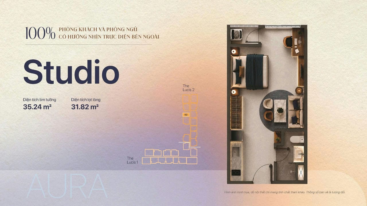 TT Genesis Nhà Bè – Bảng giá, Mặt bằng Và Chính sách 09/2026 3 layout can studio