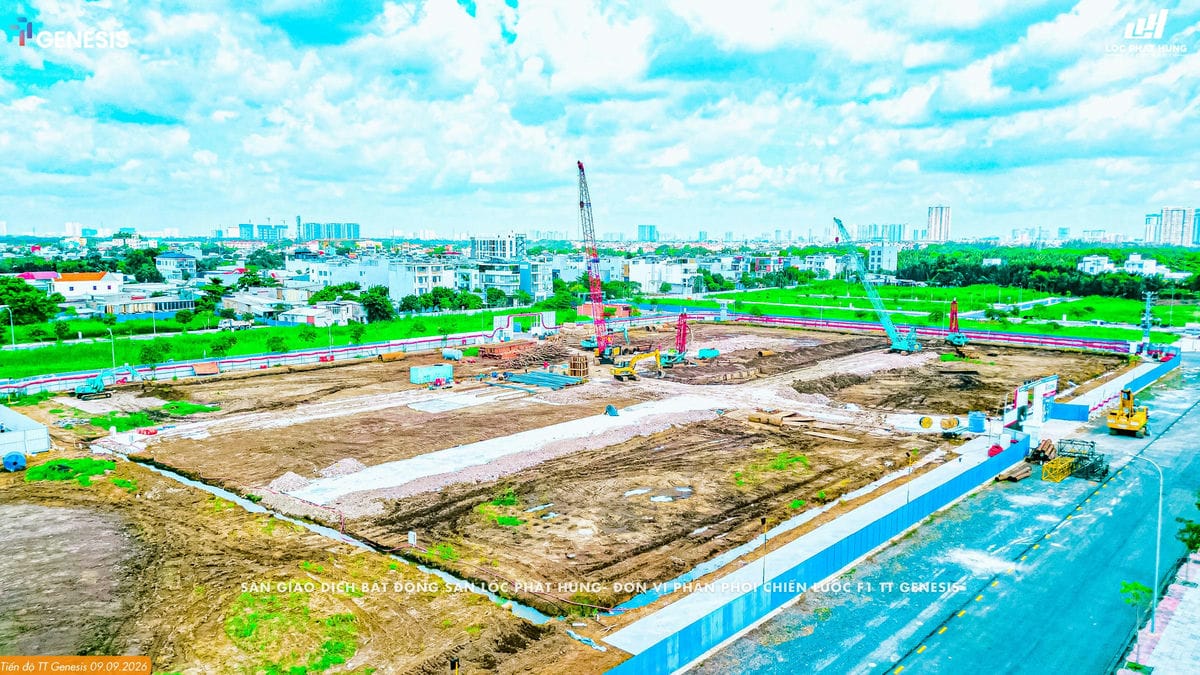 TT Genesis Nhà Bè – Bảng giá, Mặt bằng Và Chính sách 09/2026 18 tien do thi cong du an tt genesis 2