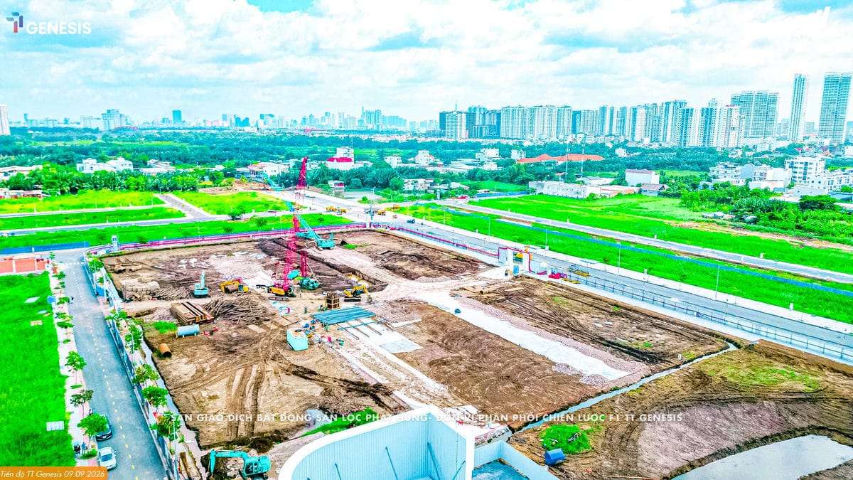 TT Genesis Nhà Bè – Bảng giá, Mặt bằng Và Chính sách 09/2026 21 tien do thi cong du an tt genesis 5